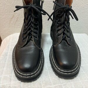 Proenza Schouler Black Leather Ankle Boots